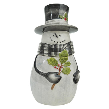 Sketchbook Snowman Cookie Jar - Park Designs - The Fox Decor